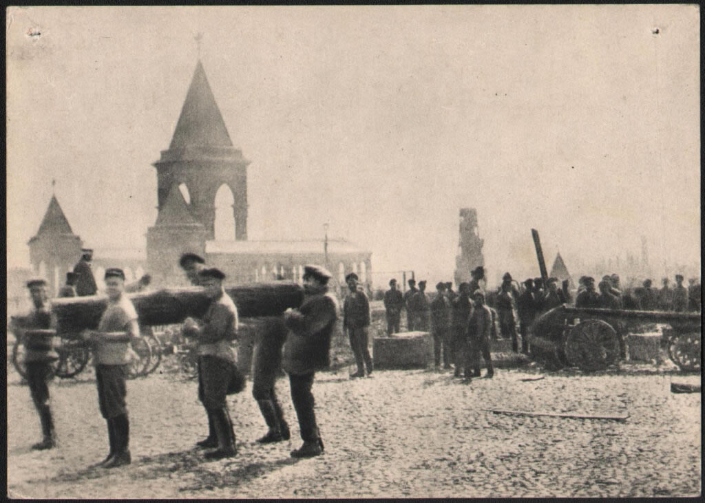 Imagem Sábados Comunistas (ou Domingos Comunistas) - https://viemusei.ru/novosti/subbotniki-v-torzhke-v-1920-godu/